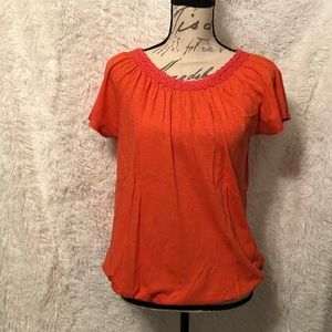 Joe Fresh short sleeve blouse size-L🐣